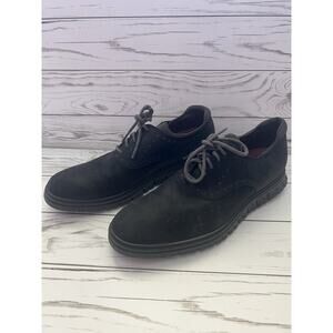 Cole Haan Grand Mens Size 9.5 Oxford Black Dress Shoe Wingtip